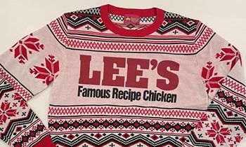 Lee’s Famous Recipe Chicken Keeps Holiday Style Fresh with Limited Edition Ugly Christmas Sweater