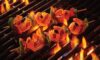 Live the good life with taziki’s fire-grilled shrimp kebobs