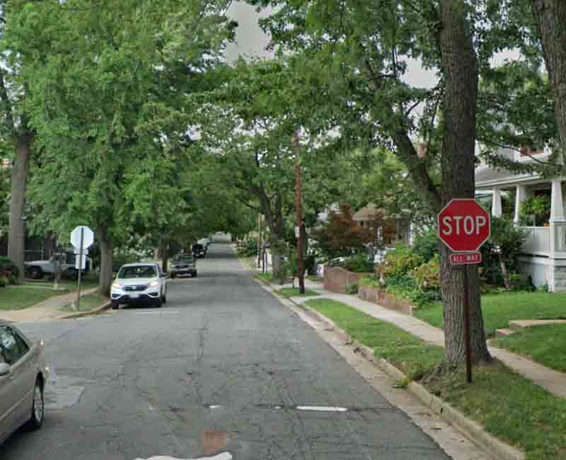 Police helicopter over Alexandria after early morning shooting