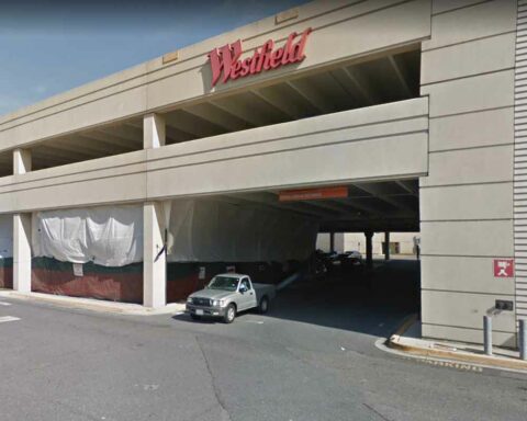 The Orange parking lot at the Annapolis Mall