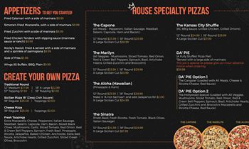 Menu Design Group Launches New Pizzeria Digital Menu Board Solutions