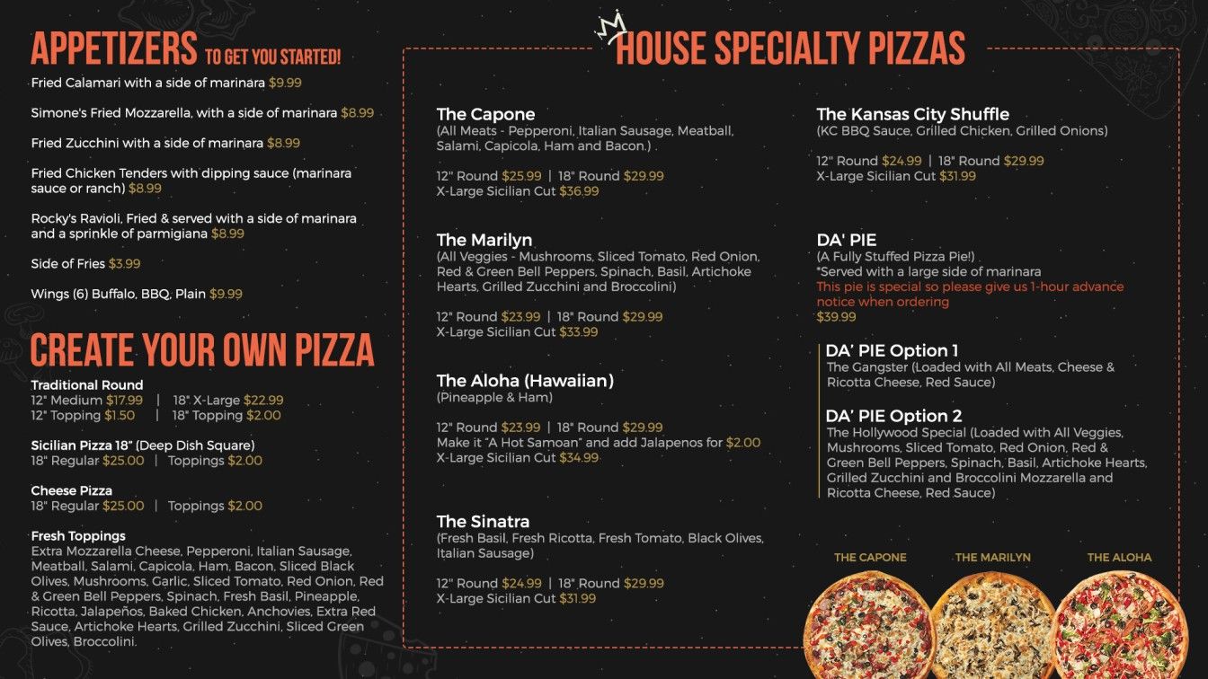 Menu Design Group Launches New Pizzeria Digital Menu Board Solutions