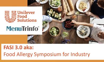 MenuTrinfo Hosted a Virtual Food Allergy Symposium Sponsored by Unilever Food Solutions