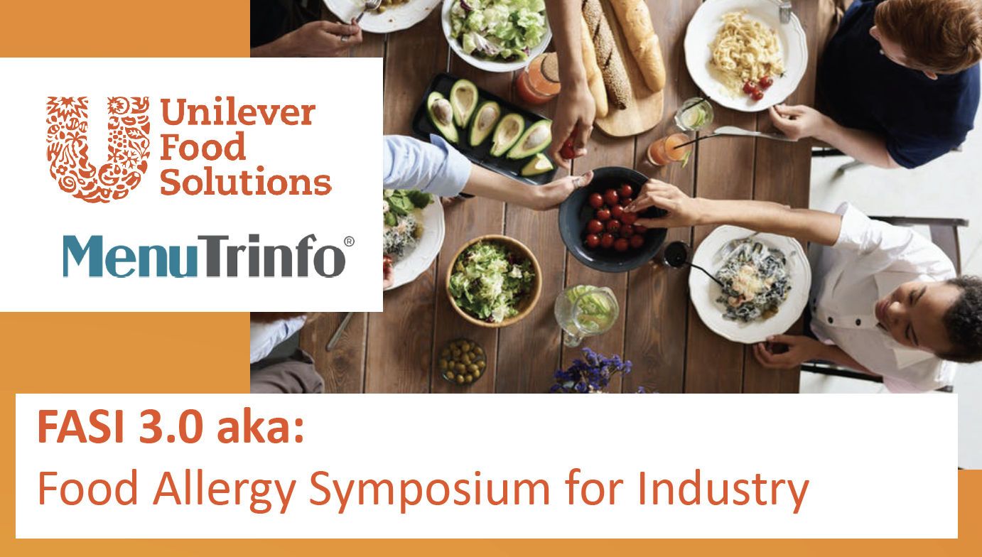 MenuTrinfo Hosted a Virtual Food Allergy Symposium Sponsored by Unilever Food Solutions