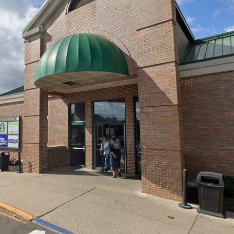 Vehicle at turnpike rest stop stolen by suspect who arrived earlier in stolen van - photo licensed by shore news network.