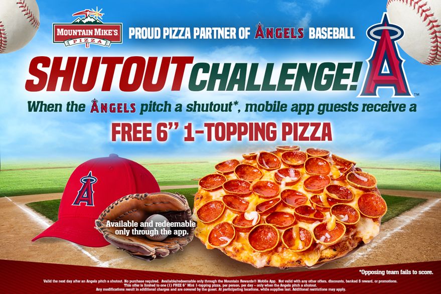 Mountain Mike's Pizza Celebrates Angels Baseball With 