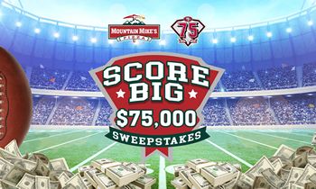 Mountain Mike’s Pizza Celebrates the San Francisco 49ers’ 75th Diamond Anniversary by Giving Fans a Chance To Strike Gold