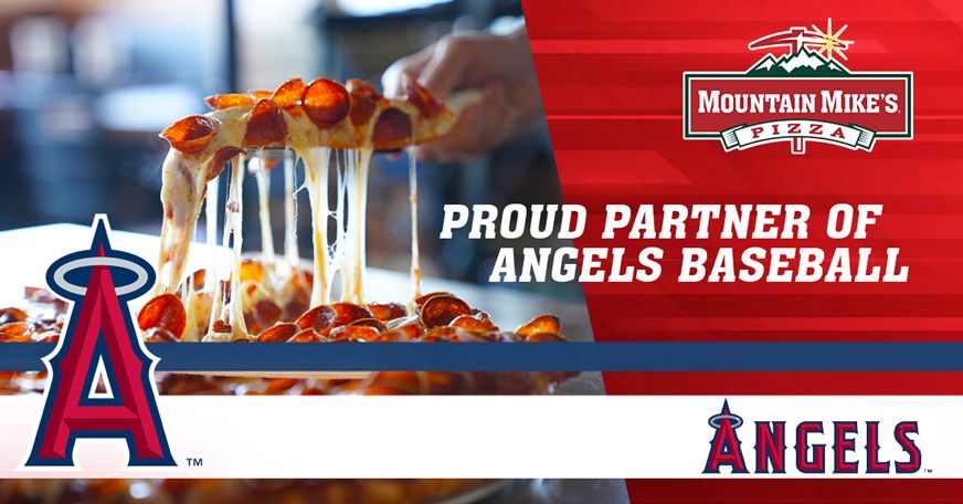 Mountain Mike's Pizza Now an Official Pizza Partner of Angels Baseball