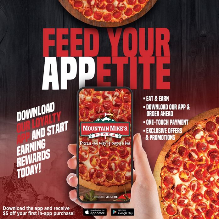 Mountain Mike's Pizza Launches New Loyalty Program & Updated Mobile App