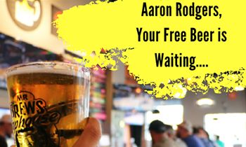 Mr Brews Taphouse Ready to Fulfill Lifetime Offer to Aaron Rodgers