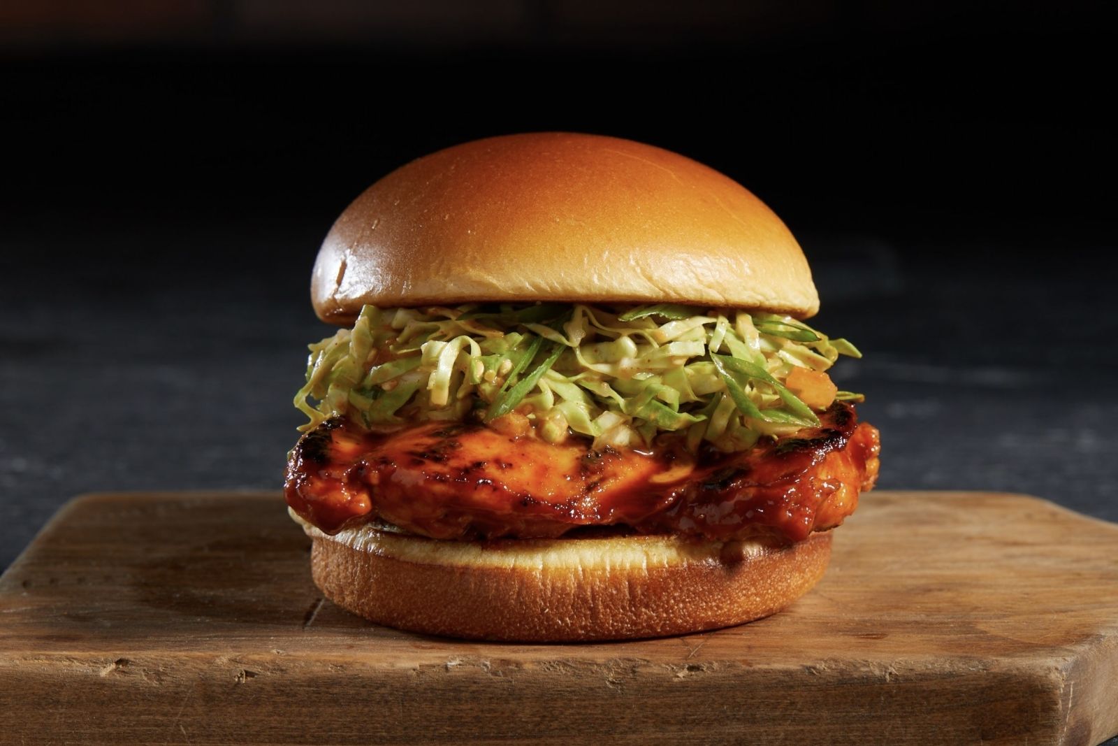 Nathan's Famous Sticky, Spicy Grilled Chicken Sandwich