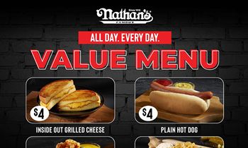 Nathan’s Famous Launches Value Menu Featuring Old Favorites and New Items