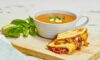 New cheesy chutney melt compliments robust soup favorite at taziki’s