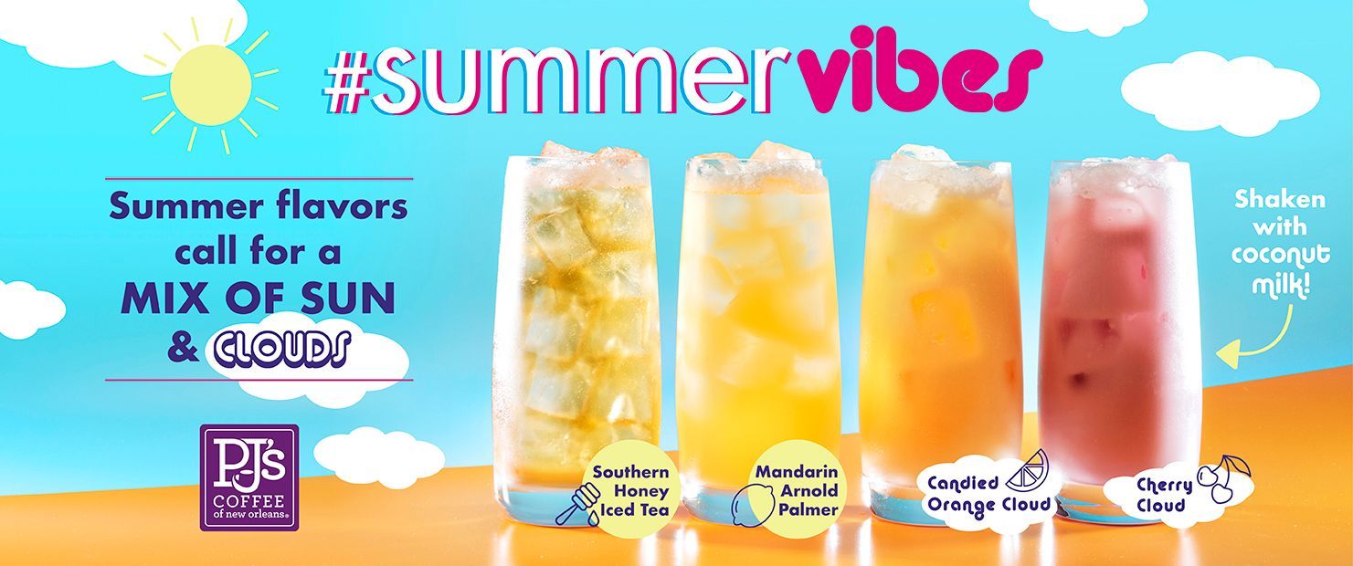 New Drink Offerings are Bringing Cool Summer Vibes to PJ's Coffee