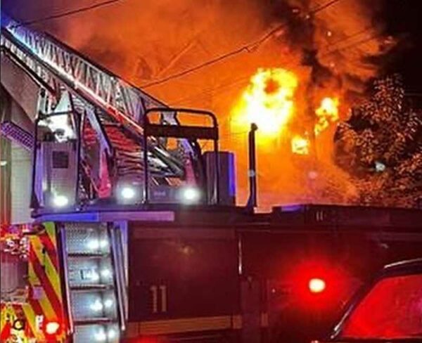Fire displaces seven from home in Newark