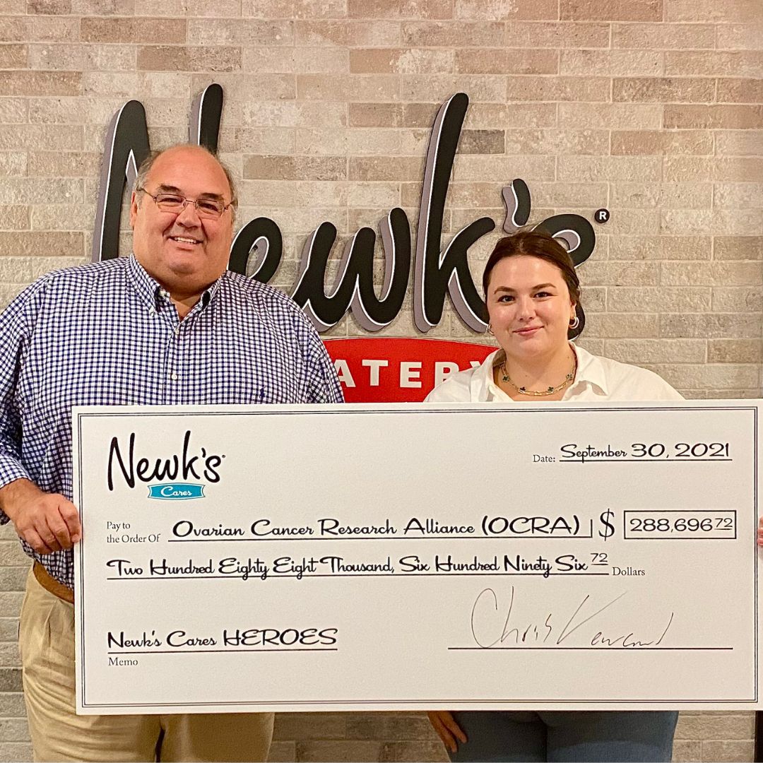 Newk's Eatery Donates More Than $288,000 to Ovarian Cancer Research Alliance