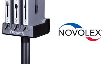 Novolex Introduces New Stand For Cutlerease Utensil Dispensers, Saving Space While Curtailing Waste