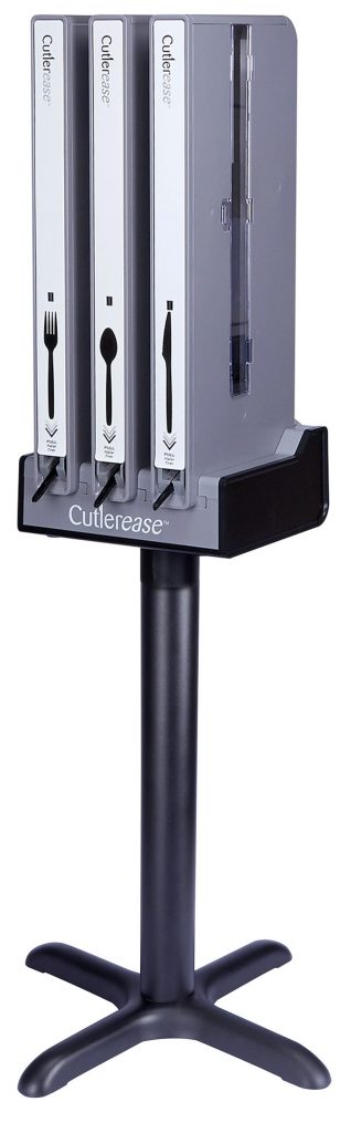 Novolex Introduces New Stand For Cutlerease Utensil Dispensers, Saving Space While Curtailing Waste