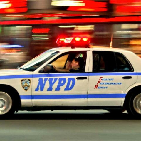 Nypd officers responding to emergency call. File photo by roy janssen