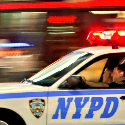 Nypd officers responding to emergency call. File photo by roy janssen