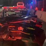 NYSP Trooper was rear ended on the GMMC Bridge while running stationary radar in his patrol vehicle