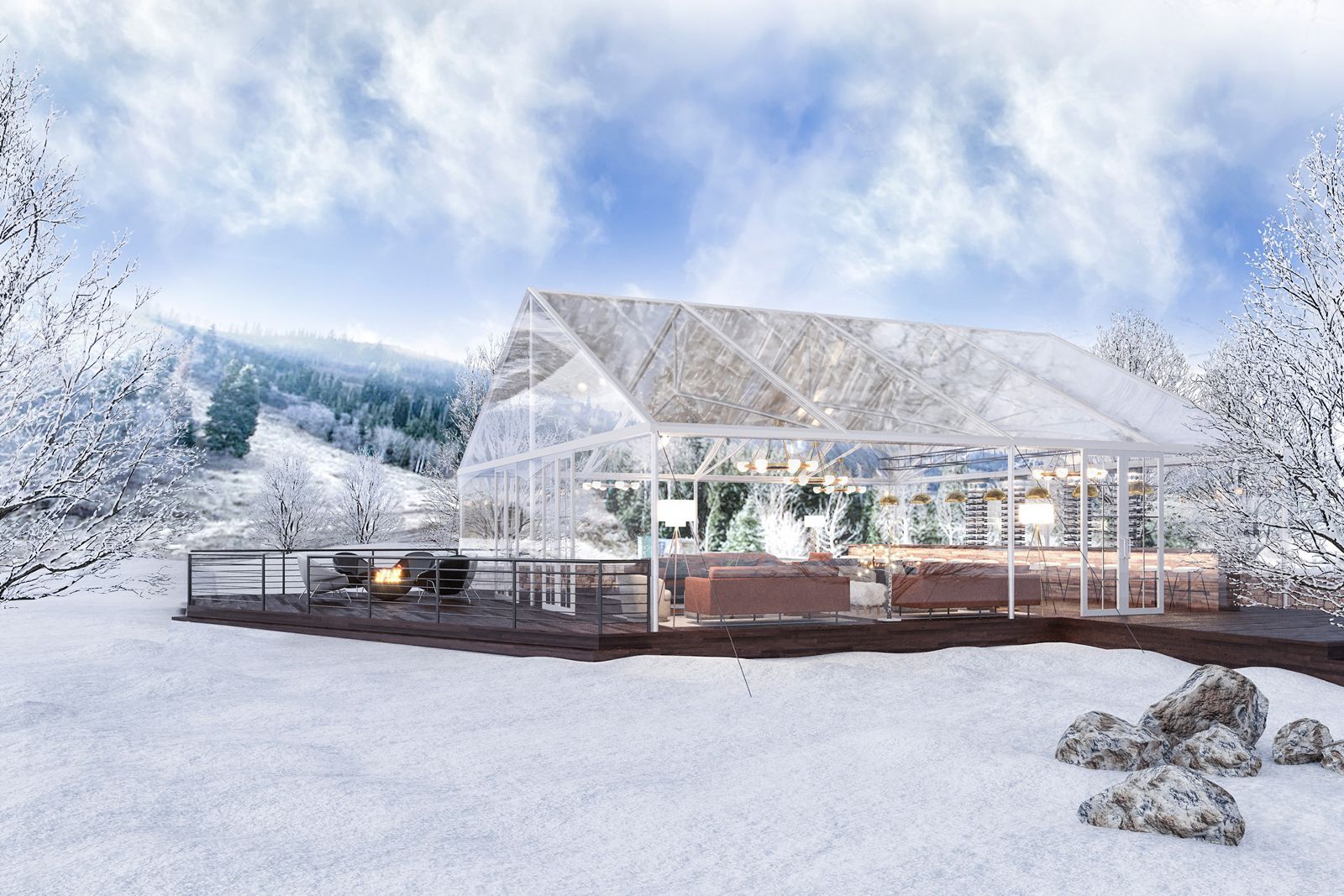 Park City's Ski Season Kicks off With Unique and Stunning Après and Lunch Lounge on St. Regis Deer Valley's Ski Beach