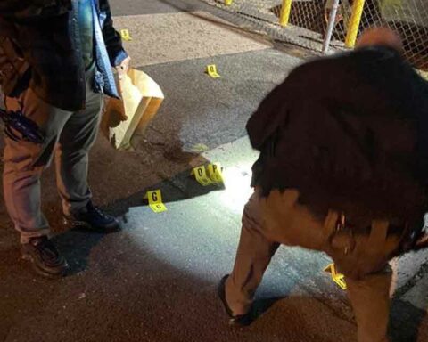 Shooting on 1st Avenue in Paterson. Photo provided to the media by Paterson Police.
