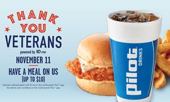 Pilot Company Thanks Military Heroes with Free Meal and Teams Up with the Call of Duty Endowment for Giving Campaign this Veterans Day