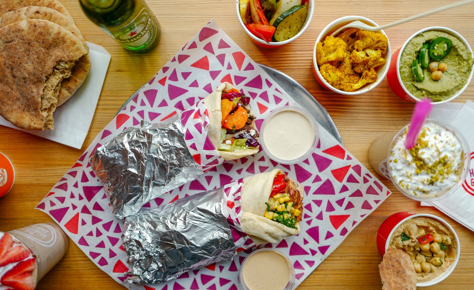 Popular NYC Concept, The Hummus & Pita Co. Touches Down in California With Flagship Los Angeles Location The Hummus & Pita Co. is set to bring its fresh & flavorful Mediterranean fare to Southern California with a California flagship location in North Hollywood's NOHO Shopping Center.