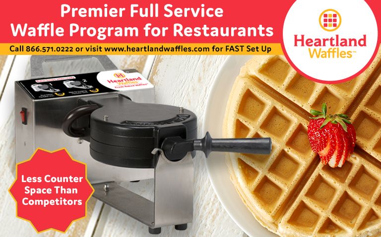 Premier Full Service Waffle Program for Restaurants – Heartland Waffles is Your Answer