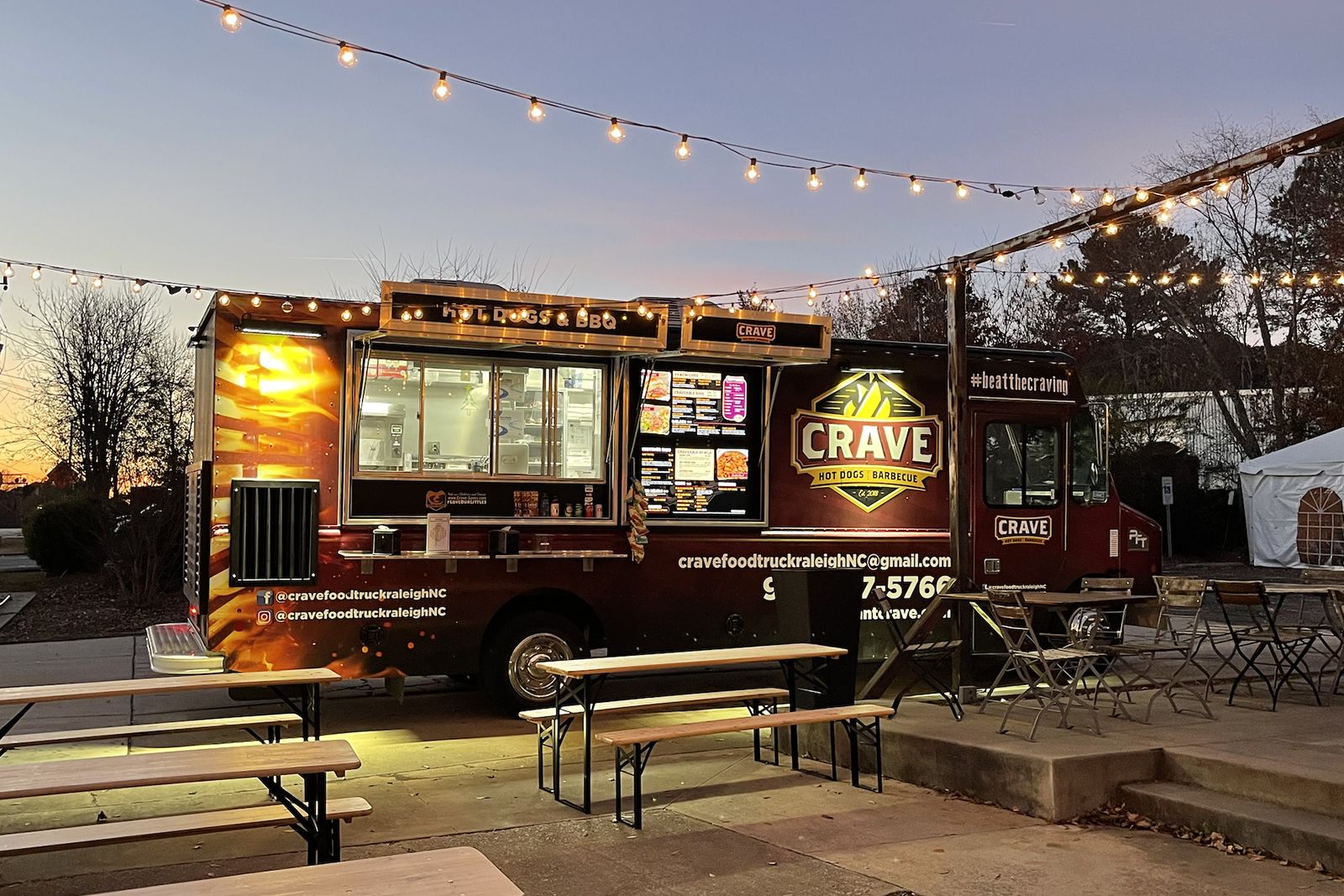 Raleigh, NC Welcomes Crave Hot Dogs and BBQ Food Truck and Restaurant!