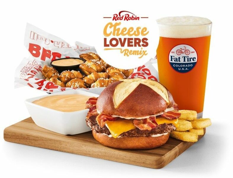 Red robin announces new cheese lovers remix menu