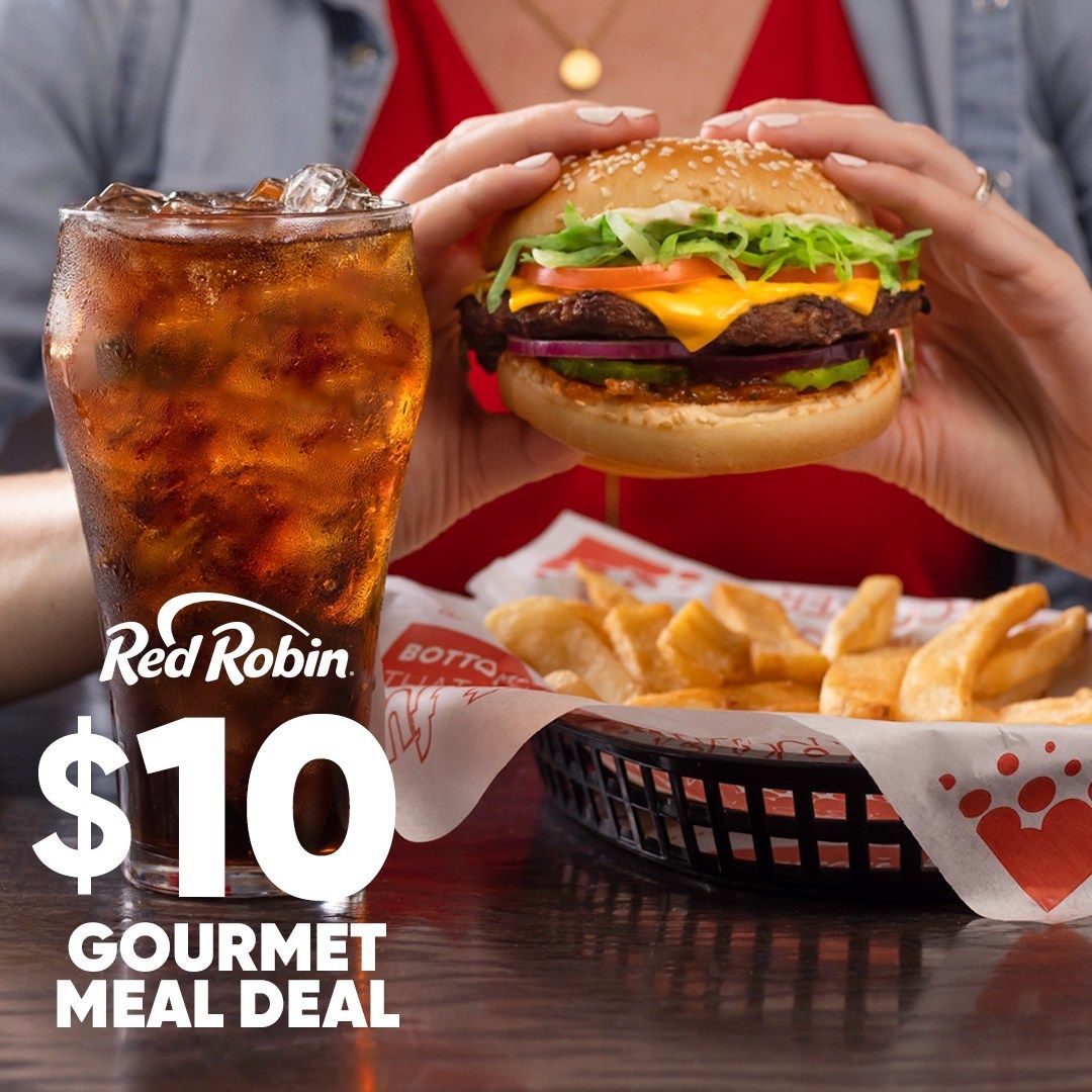 Red Robin Announces New, Limited-Time $10 Gourmet Meal Deal