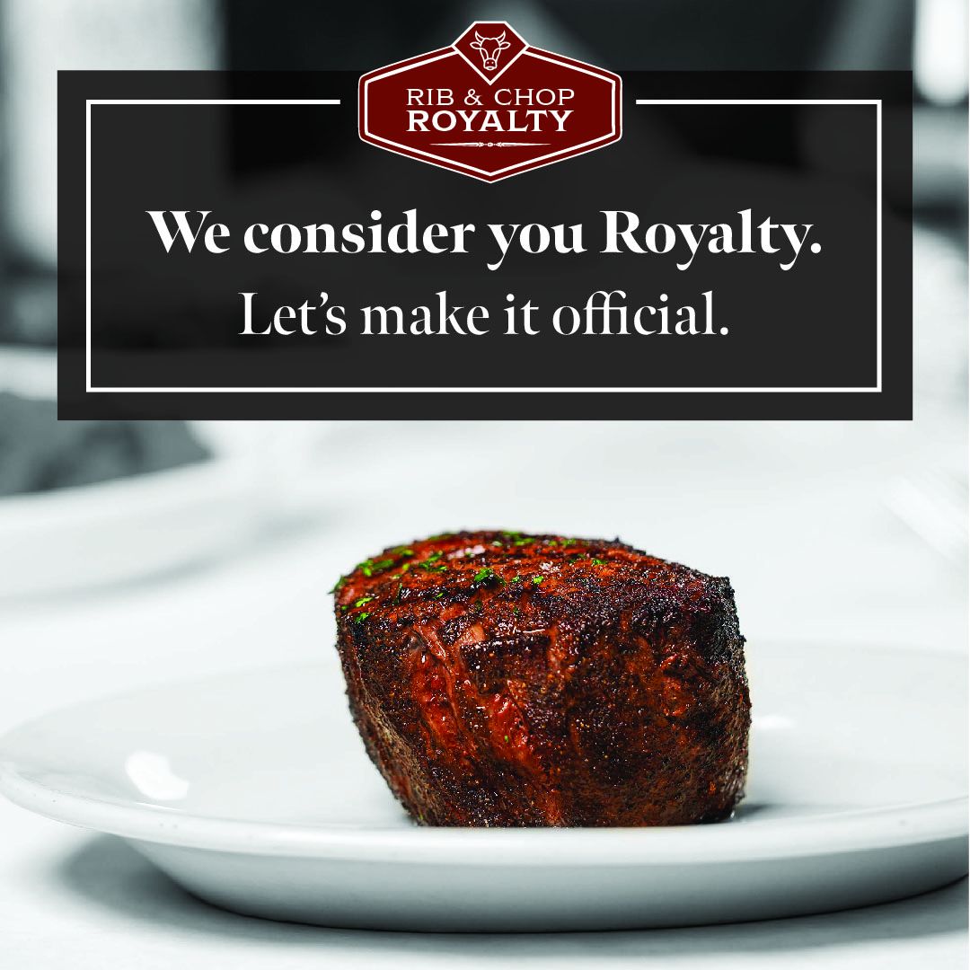 Rib & Chop House Elevates the Loyalty Program: Royalty Card Takes Rocky Mountain Hospitality to the Next Level