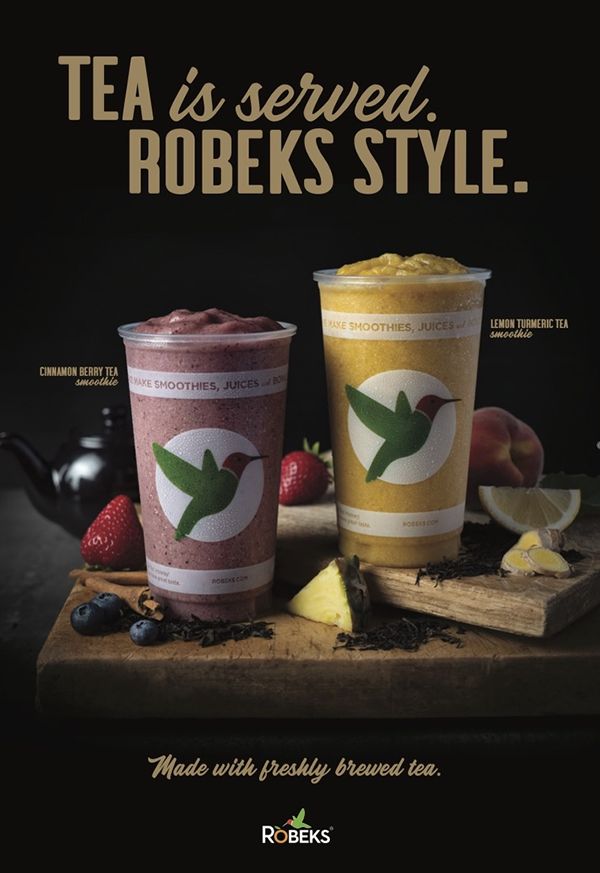 Robeks Introduces New Tea-Based Smoothies with the Warm, Rich Flavors of Fall