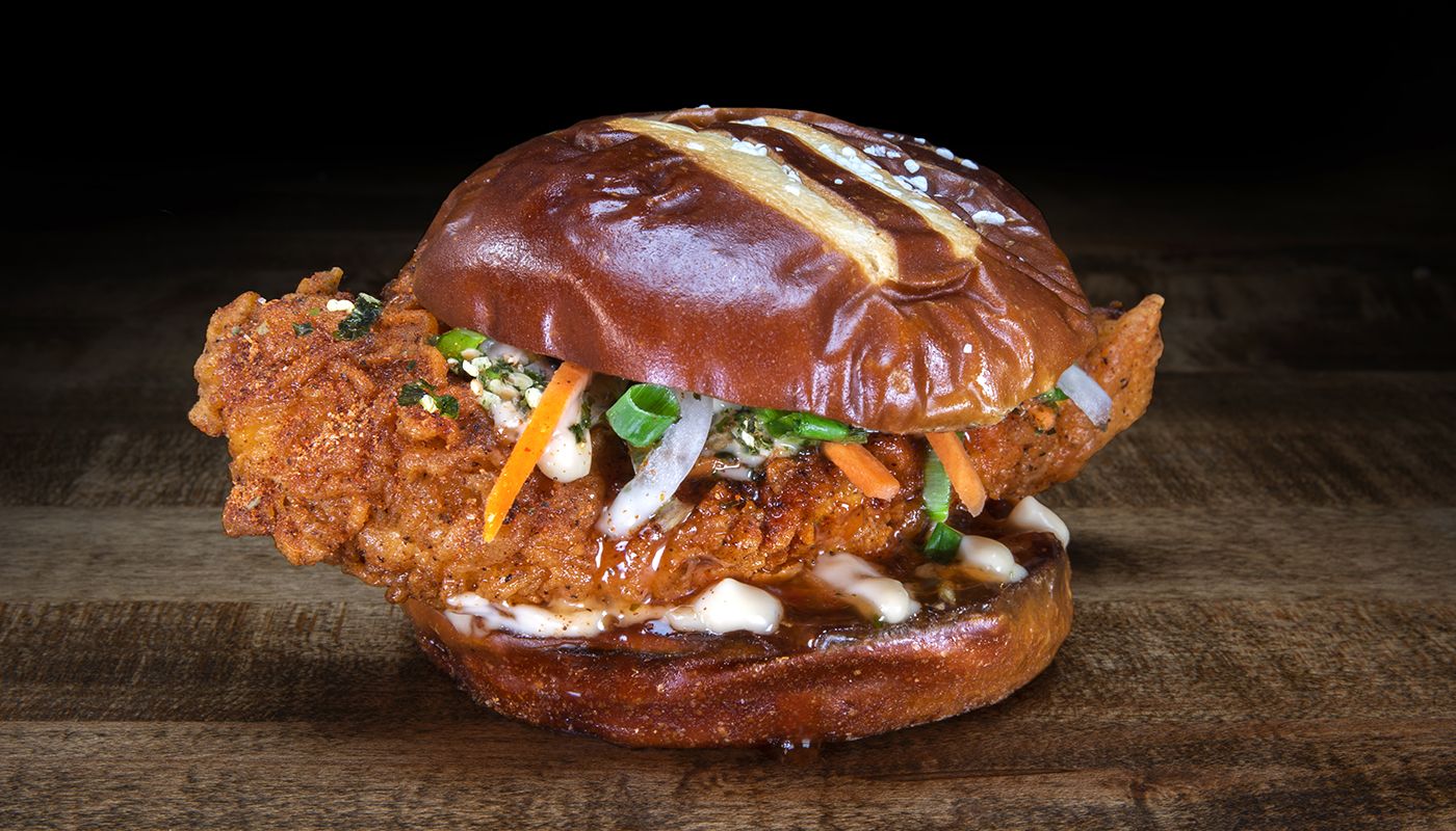 Say Aloha to Dog Haus' New Honolulu Hot Chicken Sandwich