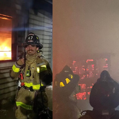 Stafford firefighters stay hot with live burn training in toms river - photo licensed by shore news network.
