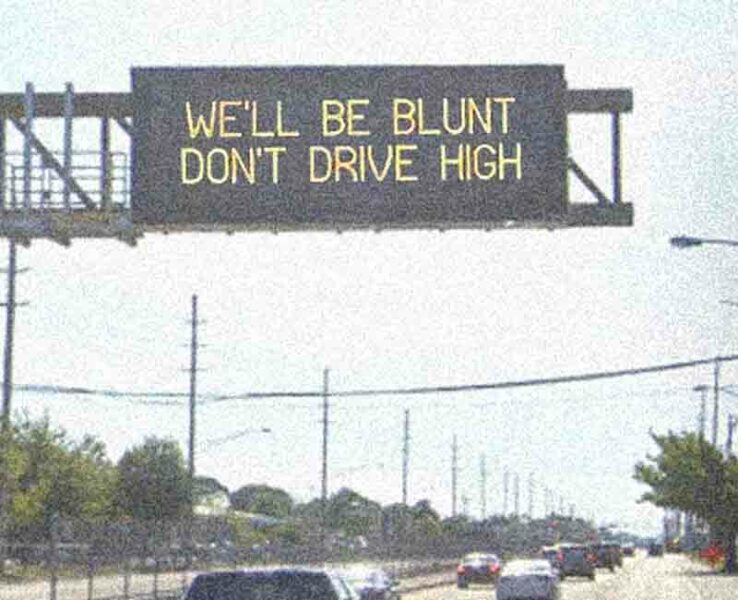 New jersey dot rolls out dad-jokes and puns on emergency signs statewide