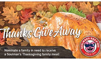Soulman’s Bar-B-Que Brings Thanksgiving Home to North Texans for Their Sixth Annual Thanksgiveaway
