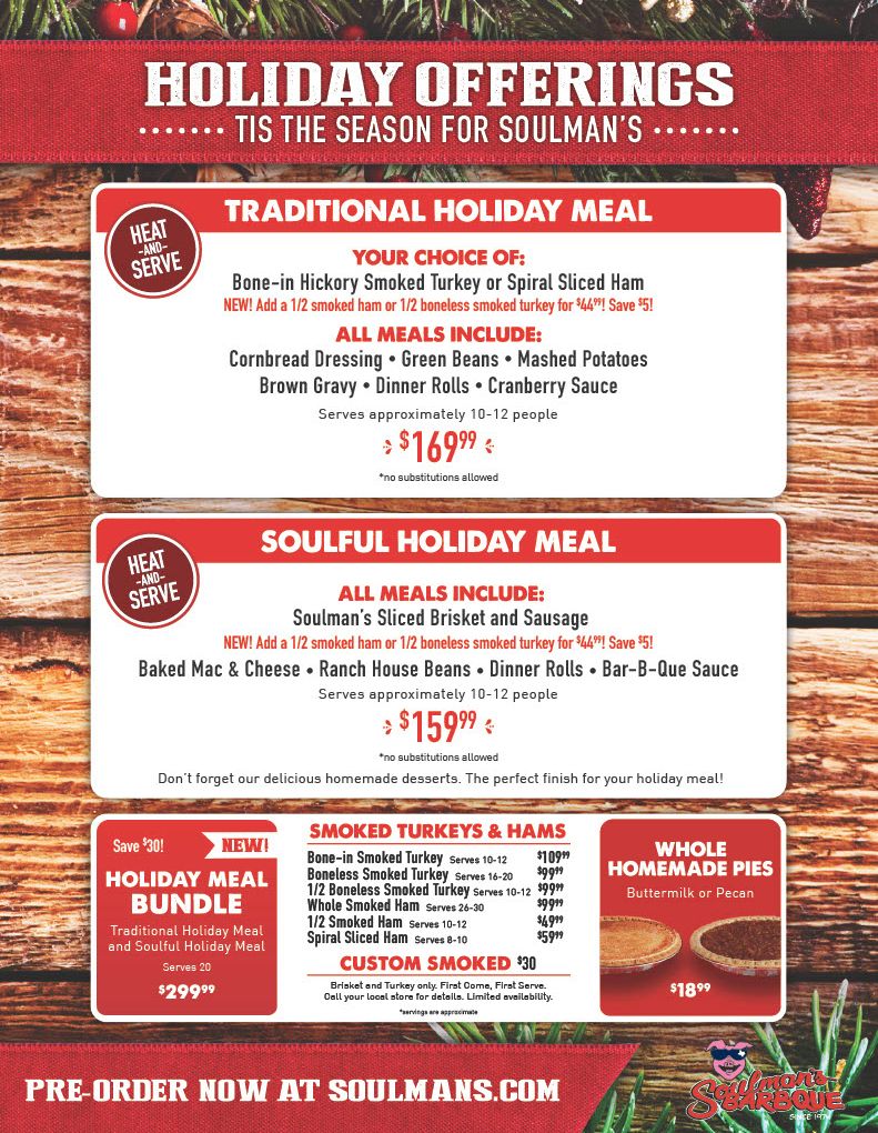 Soulman’s Bar-B-Que Helps Bring the Holidays Home for North Texans