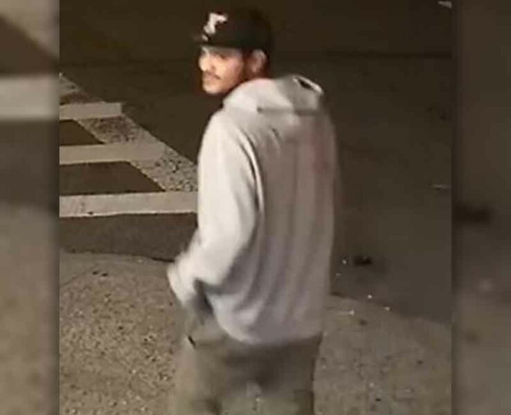 On 10/13/22 at approx. 12:15 am, in the vicinity of brighton 4 st and neptune ave in brooklyn, the suspect approached a 25-year-old male and struck him in the head with a machete.