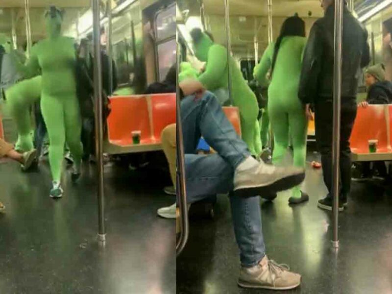 One of new york city's subway green goblins arrested, then set free