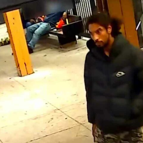 On 10/15/22 at approx. 11:50 am, inside the e 149 st & southern blvd subway station, the suspect, unprovoked, pushed a 26-year-old male onto the train tracks as the "6" train was arriving.