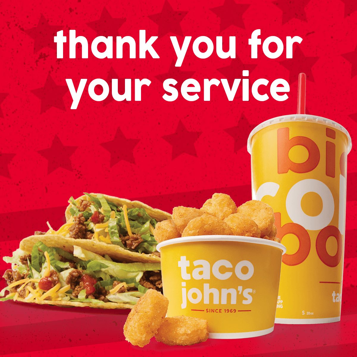 Taco John's Salutes Nation's Heroes with Free Tacos on Veterans Day