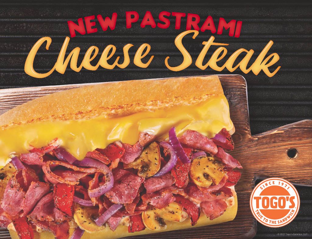 Togo's Introduces New Pastrami Cheese Steak Sandwich