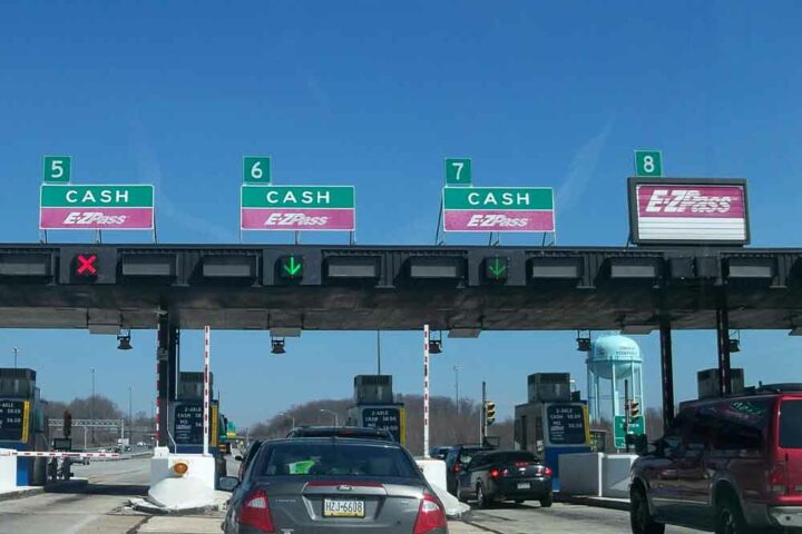 New Jersey Turnpike USA 10/20/2019 Toll Booth