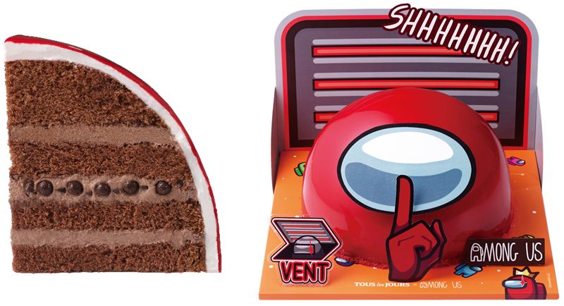 TOUS les JOURS Unveils Special "Among Us" Impostor Cake TOUS les JOURS Unveils Special "Among Us" Impostor Cake