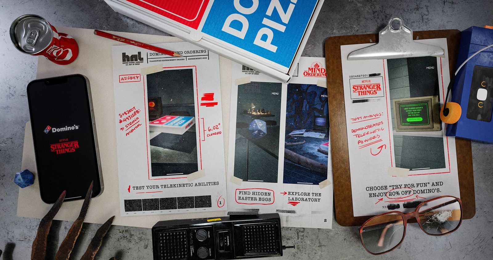 Try Domino's Mind Ordering App for Fun and Receive 20% Off Your Next Order
