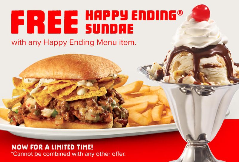 Turn That Frown Upside Down with Friendly's Happy Ending Menu