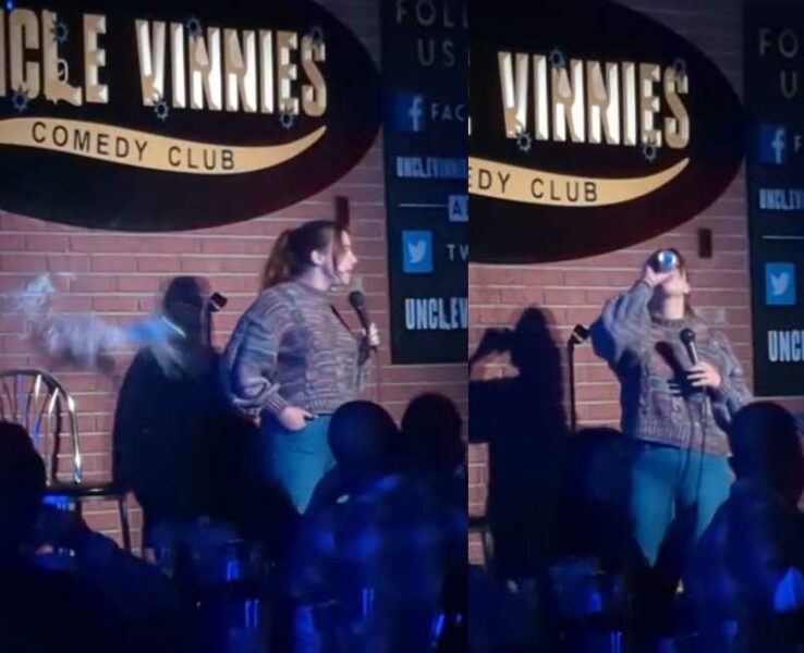 Comedian who had beer can thrown at her at the jersey shore declines filing charges